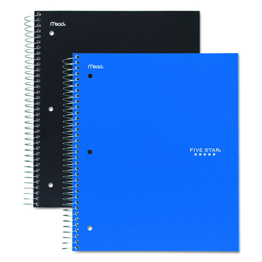 Five Star 06210 Wirebound 3-Subject Notebook, College Rule, 11 x 8 1 / 2