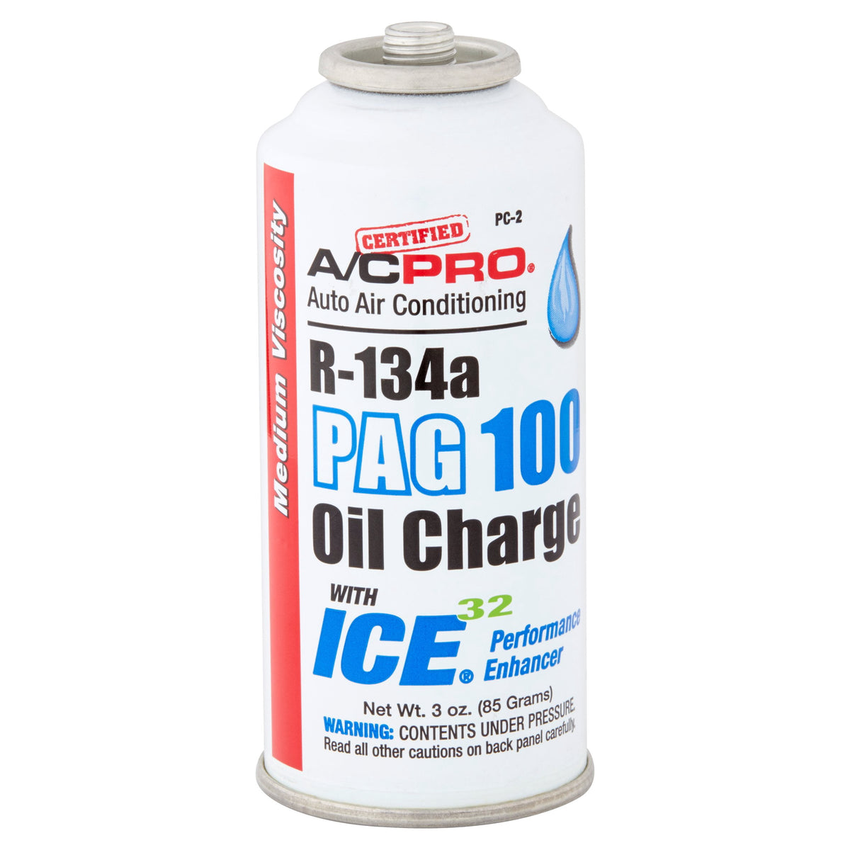 A/C Pro R-134a PAG 100 Oil Charge with ICE 32 3 Oz