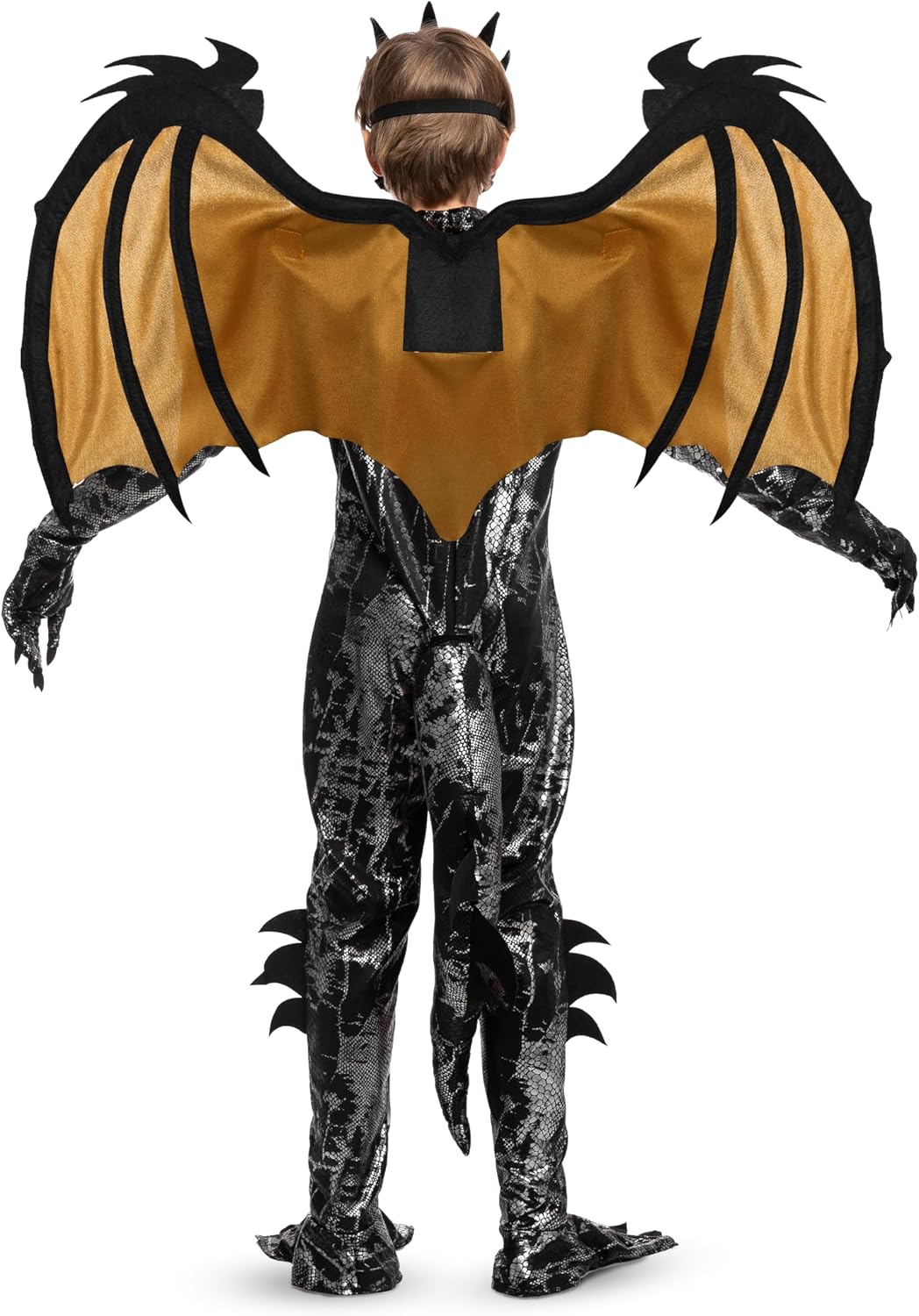 Spooktacular Creations Kids Dragon Costume with Wings, Tail and Mask, Medium