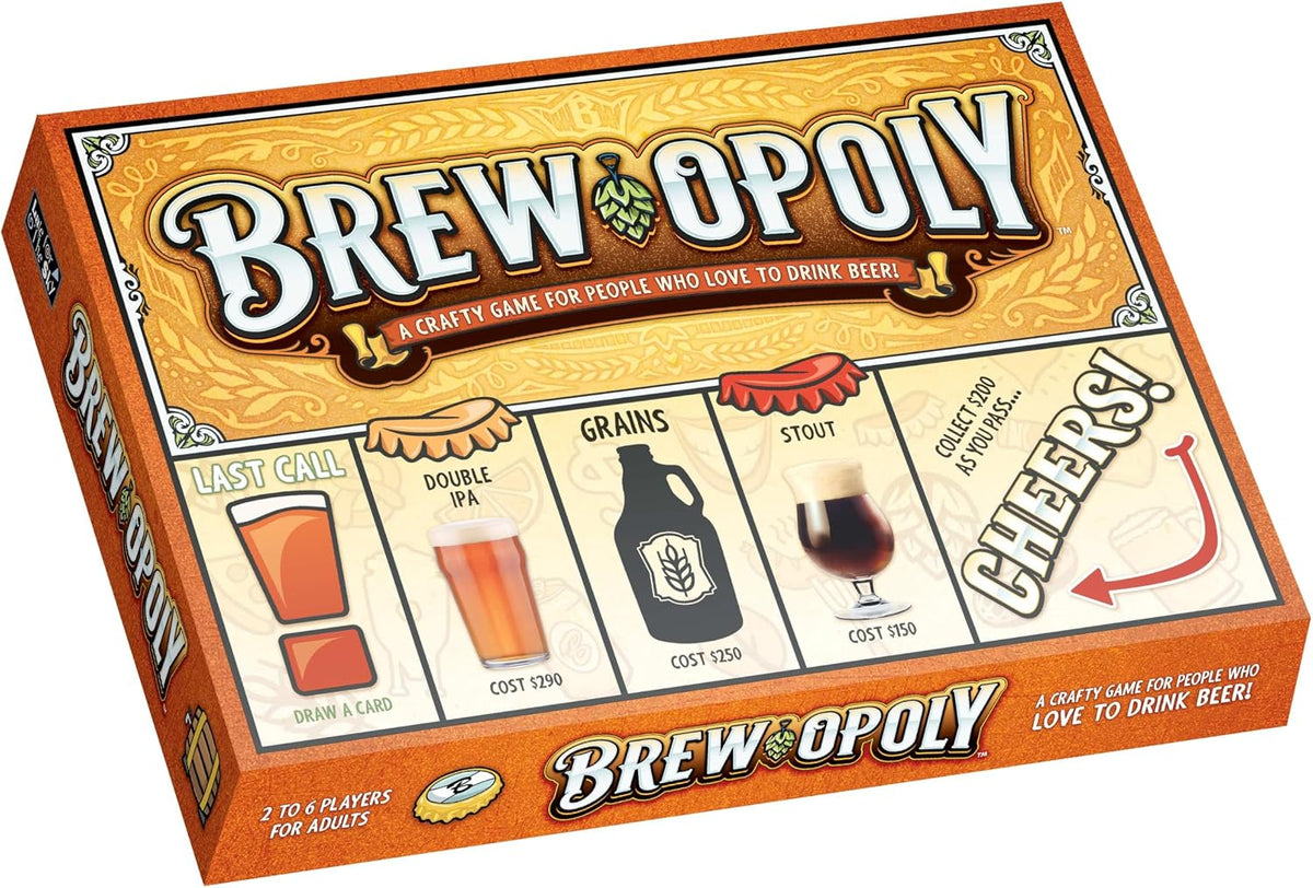 Late for the Sky Brew-Opoly Beer Board Game for Adults 21+