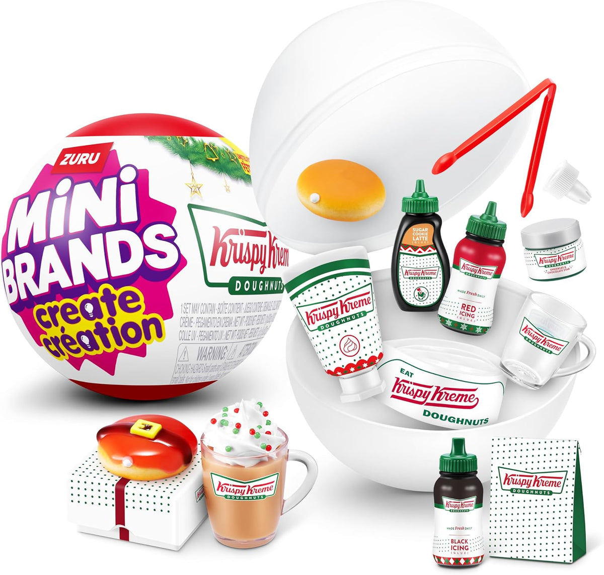 ZURU Mini Brands Create Krispy Kreme Holiday Series 1 Capsule