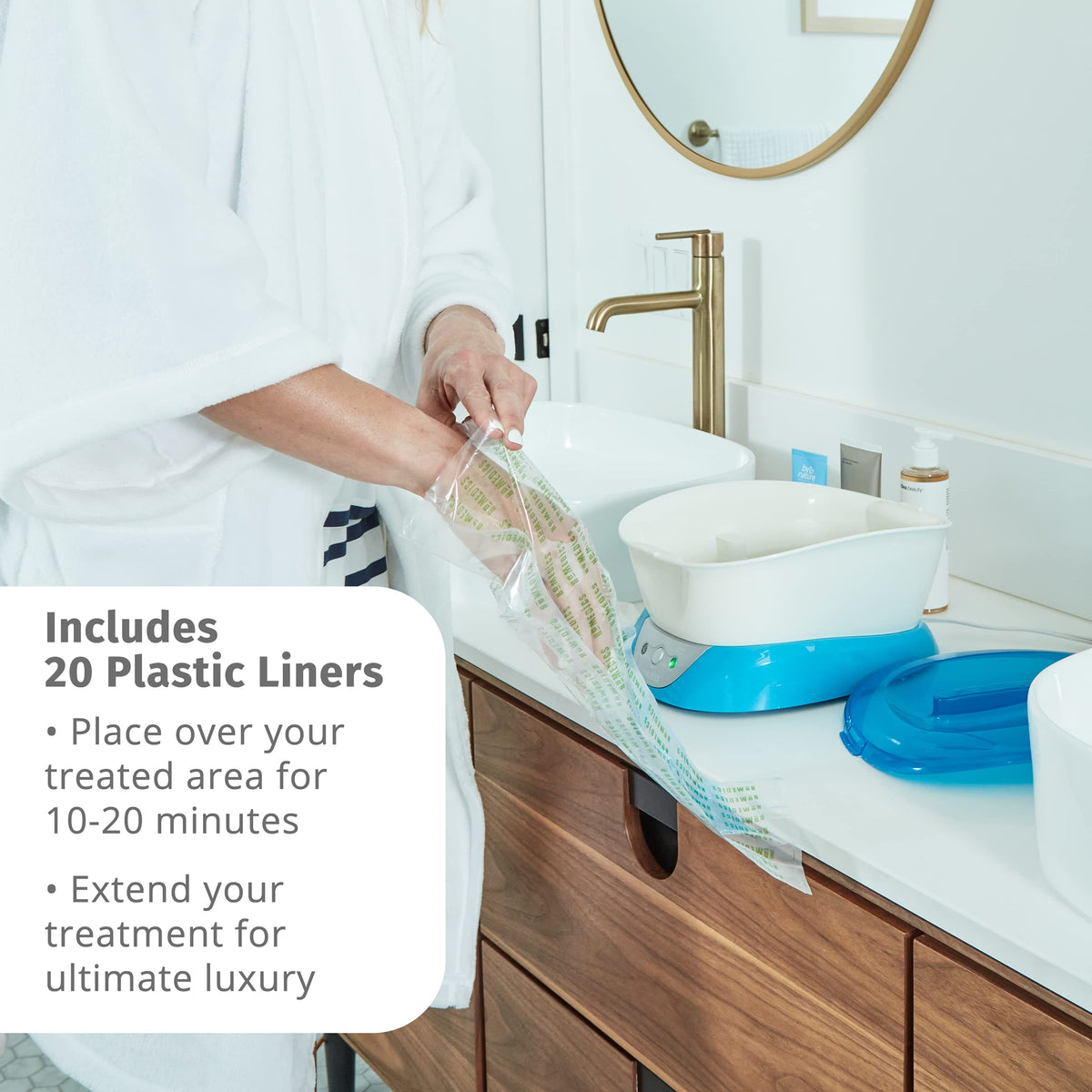 Homedics Paraffin Wax Machine - Soothe & Moisturize w / 3 lbs of Wax & 20