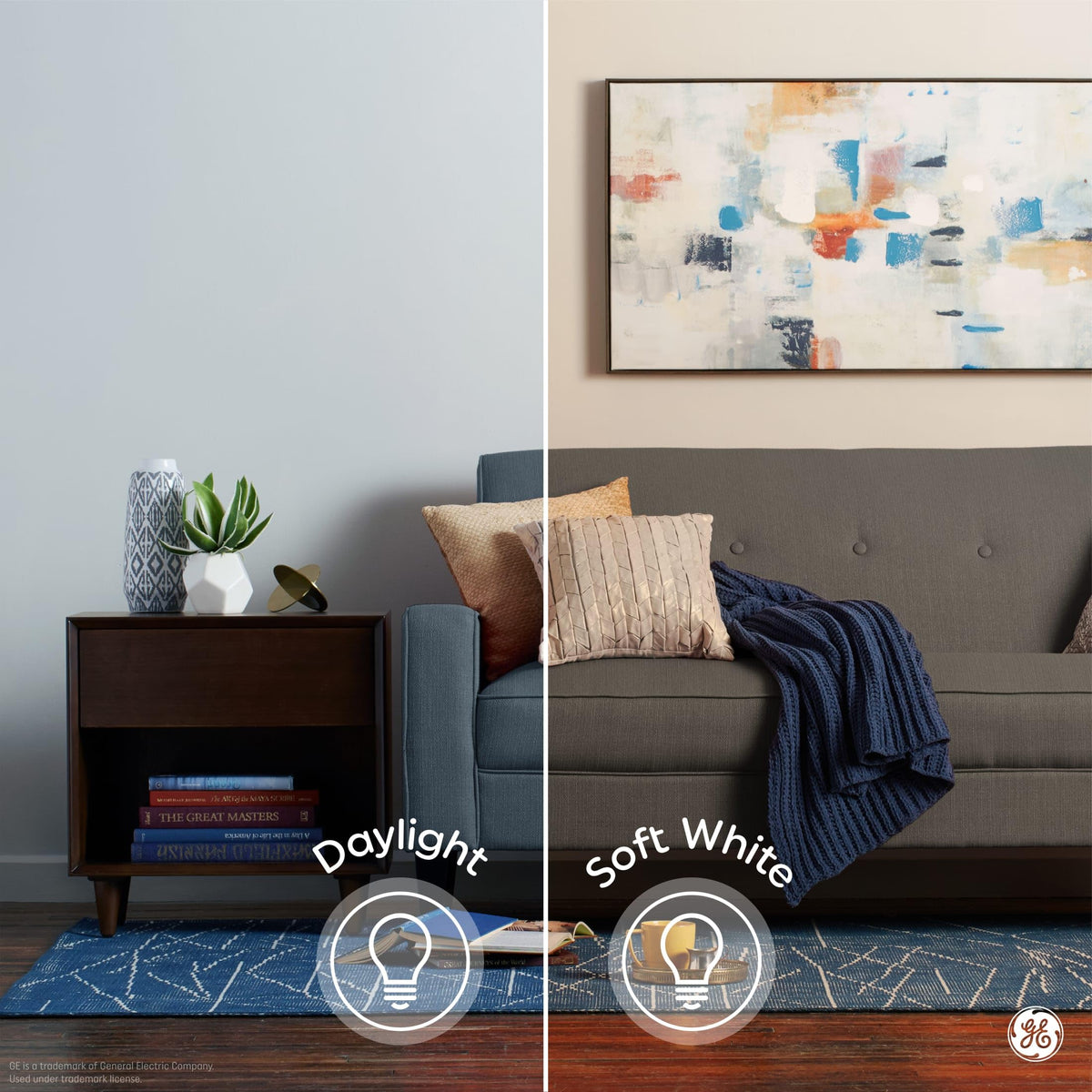 GE LED Light Bulbs, 40 Watt Dimmable, Soft White, Decorative Bulbs, Clear