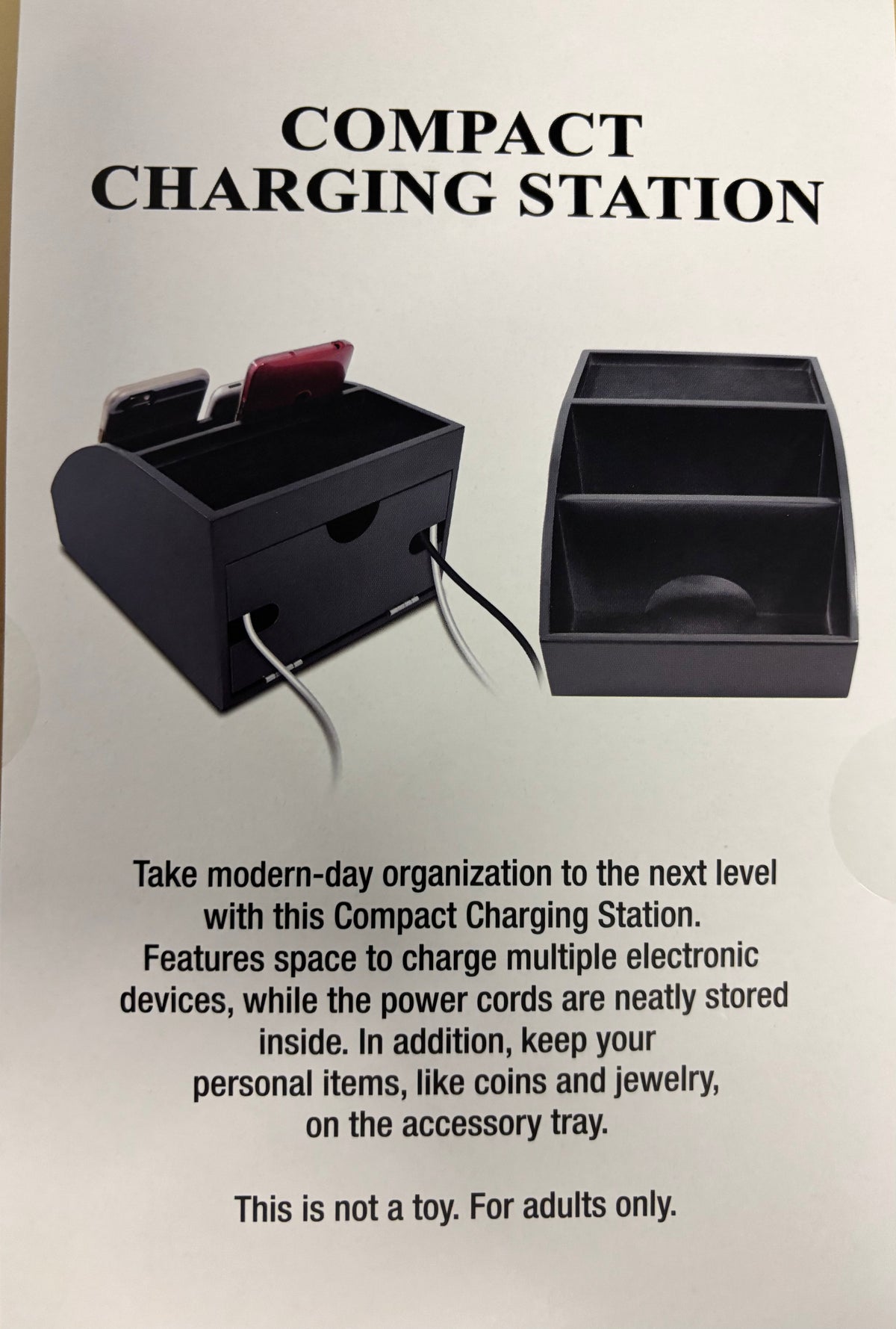 Compact charging station by the original fun workshop