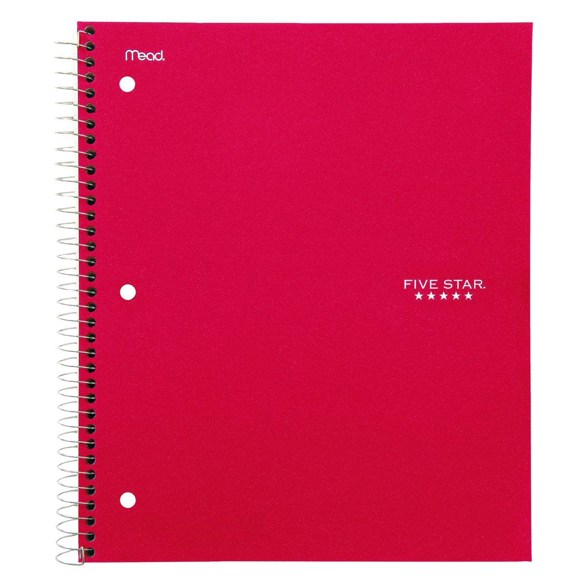 Five Star 06210 Wirebound 3-Subject Notebook, College Rule, 11 x 8 1 / 2