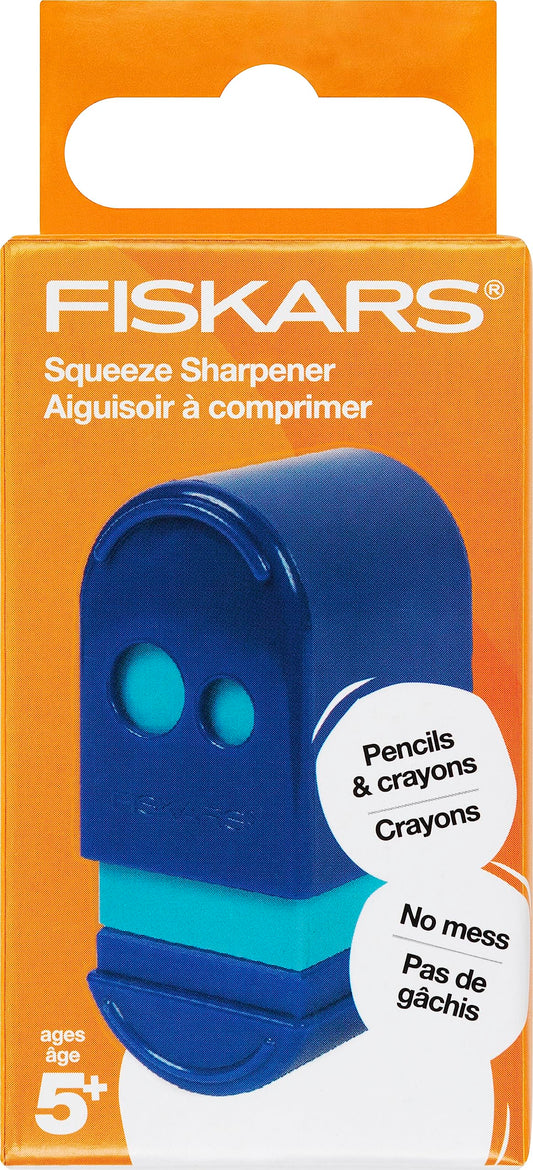 Fiskars Squeeze Sharpener, Assorted Colors - Case of 8