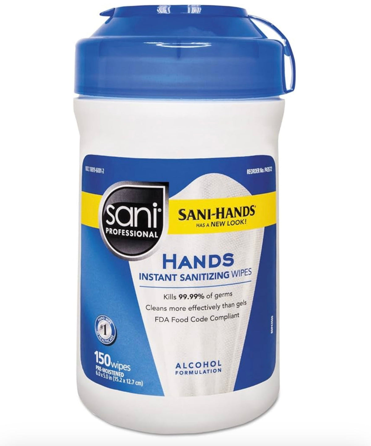Hand sanitizing wipes
