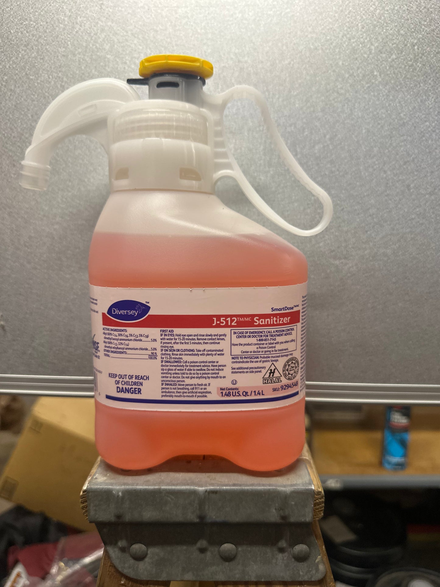 Diversey Final Step J-512 Sanitizer Concentrate,  1.4 L