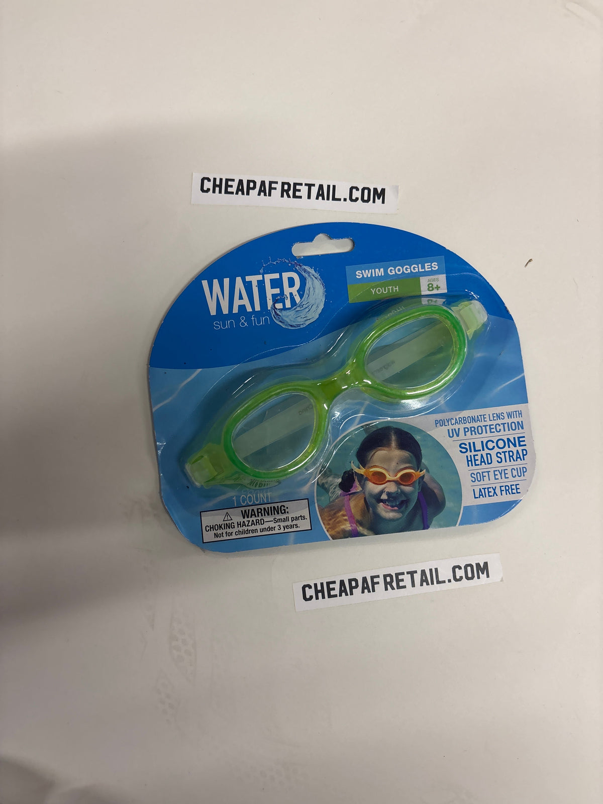 Youth swim goggles