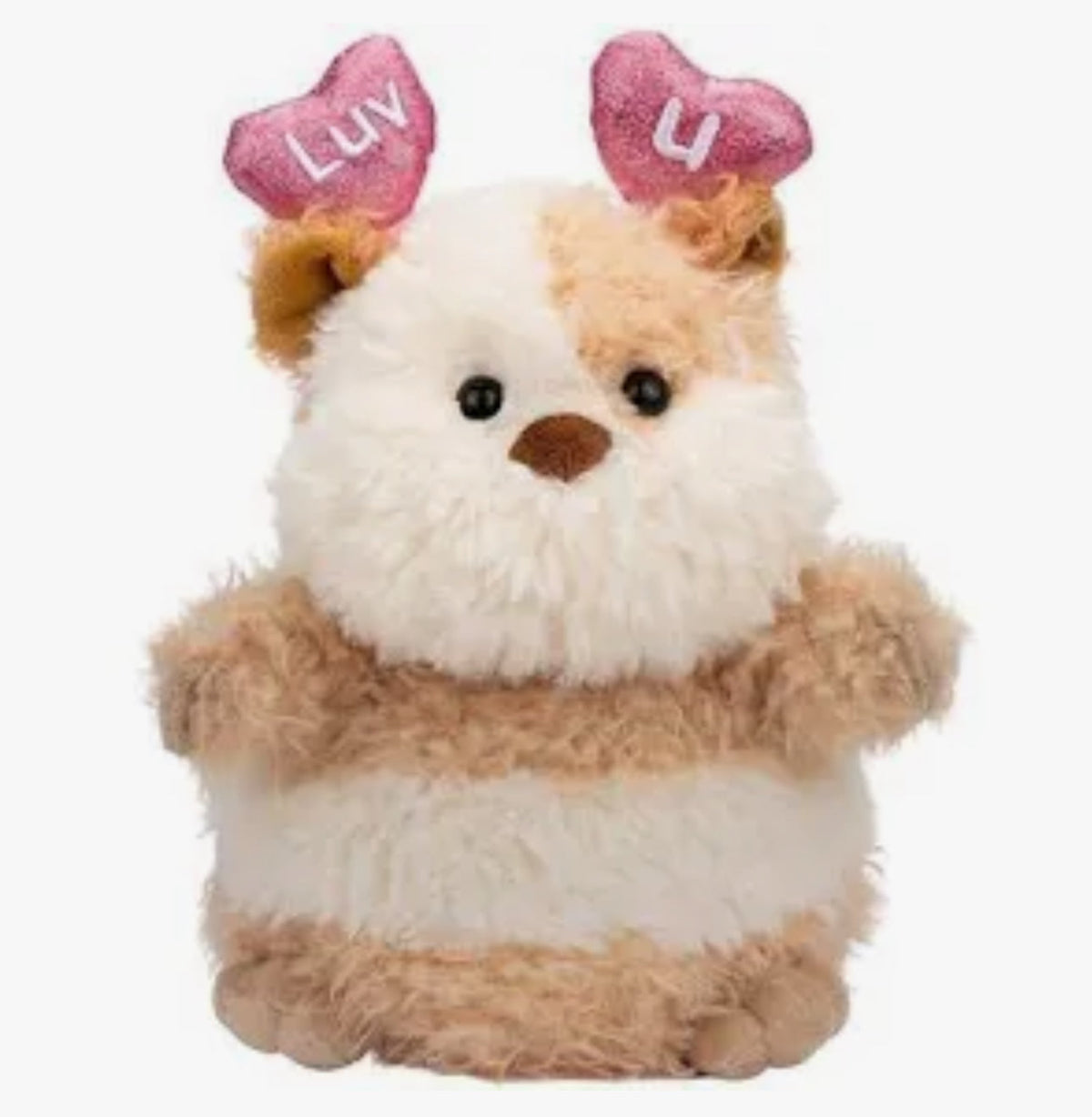 Pink “I love Moo” Cow, “Luv U” guinea pig