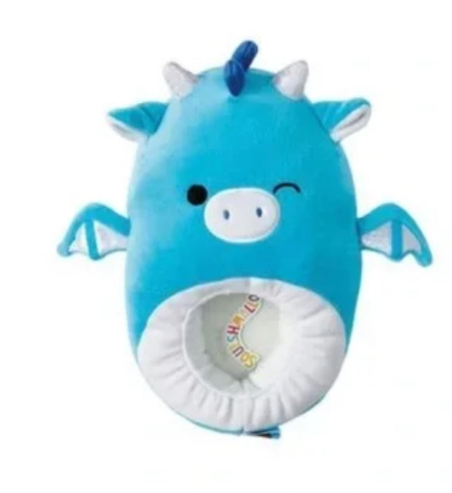 Squishmallows Tatiana Blue Dragon Slippers Kids 4 / 5