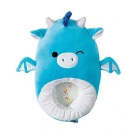 Squishmallows Tatiana Blue Dragon Slippers Kids 4 / 5