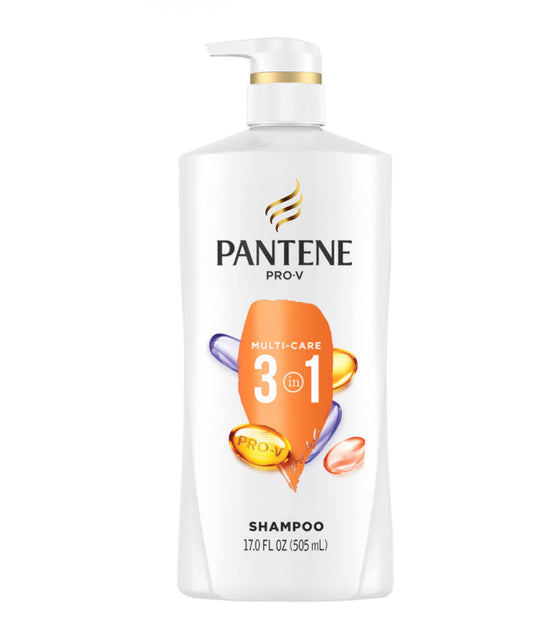 Pantene Pro-V Nourishing 3 In 1 Multi-Care Shampoo, 17 fl oz
