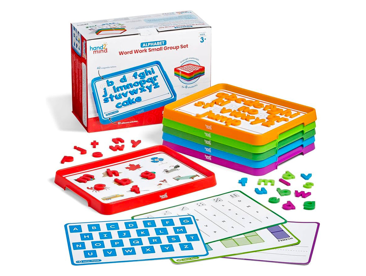 hand2mind Alphabet Word Work Small Group Set, Lowercase Magnetic Letters