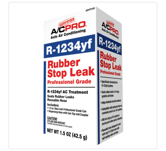 A / C PRO R-1234yf Rubber Stop Leak 1.5oz professional grade