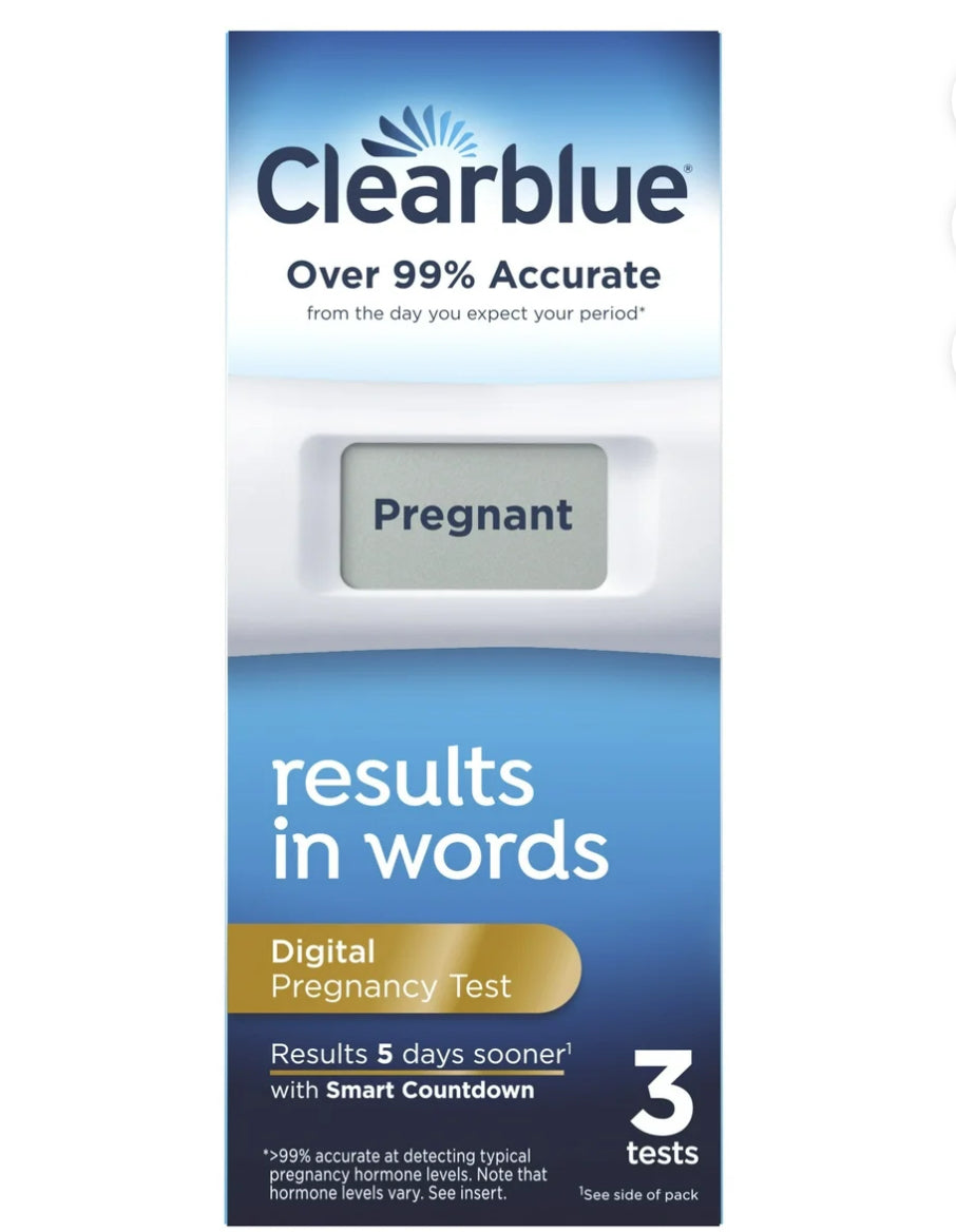 Clearblue pregnancy and ovulation tests