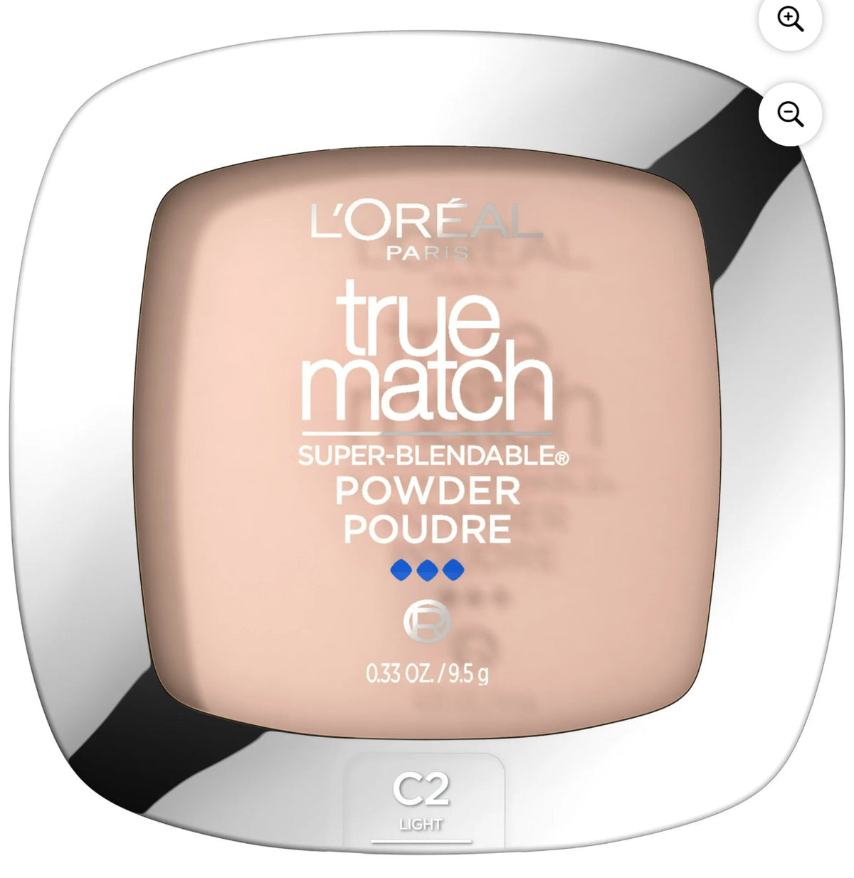 L'Oreal Paris True Match Super Blendable Oil Free Makeup Powder, Natural Ivory
