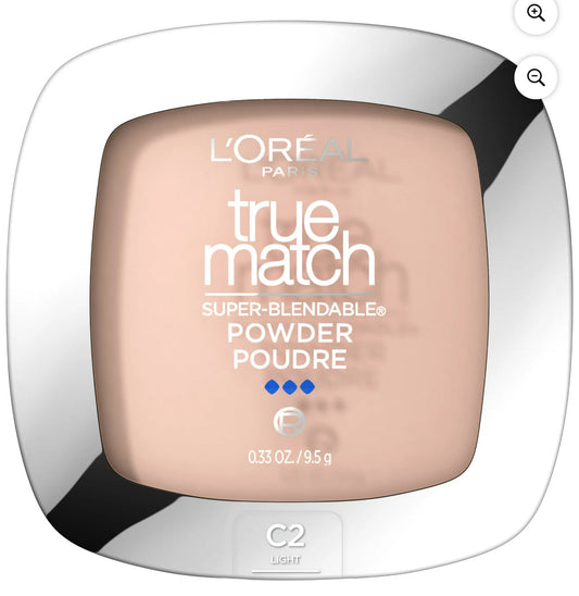 L'Oreal Paris True Match Super Blendable Oil Free Makeup Powder, Natural Ivory