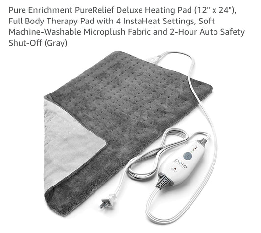 Pure Enrichment PureRelief Deluxe Heating Pad (12" x 24")