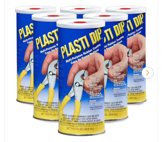 14.5 oz Can Plasti Dip Red Blue Black