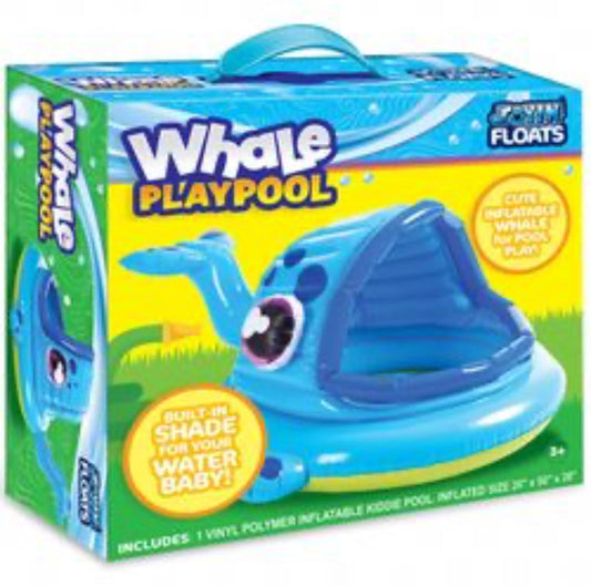 Whale play pool 56 x 54 x 28 kiddy pool