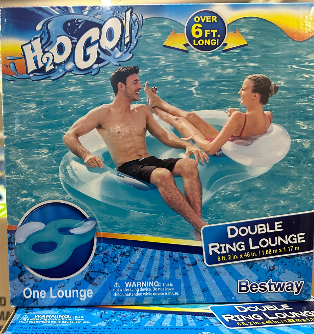 Double ring lounge H2O go