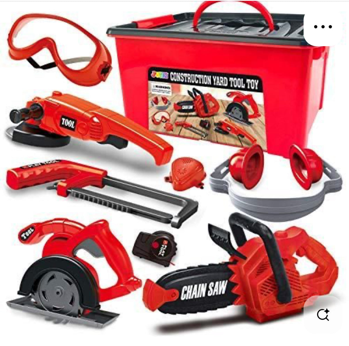 8 Piece Toy Construction Power Tools Playset