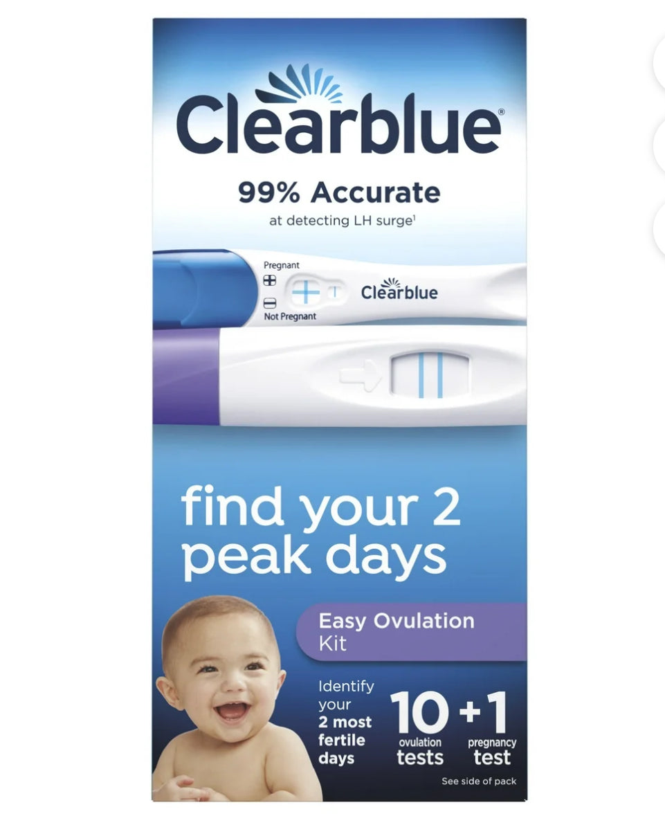 Clearblue pregnancy and ovulation tests