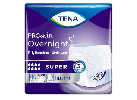 TENA ProSkin Overnight Medium Unisex Adult Super Absorbent Disposable