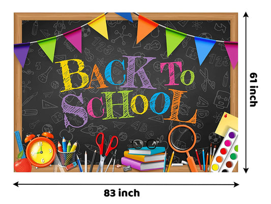 Back to School banner, 5’x3’