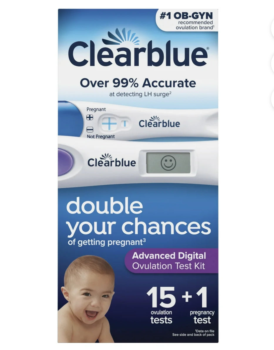Clearblue pregnancy and ovulation tests