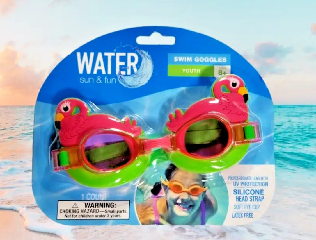 Youth character, swim goggles