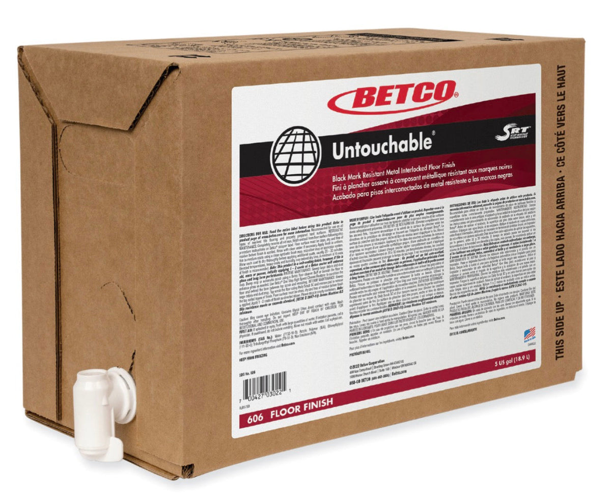 Untouchable Floor Finish with SRT, 5 gal Bag-in-Box BET606B500 BETCO