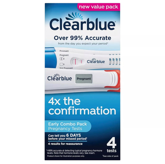 Clearblue pregnancy and ovulation tests