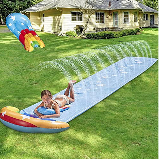 Rainbow water slide one lane (local only)