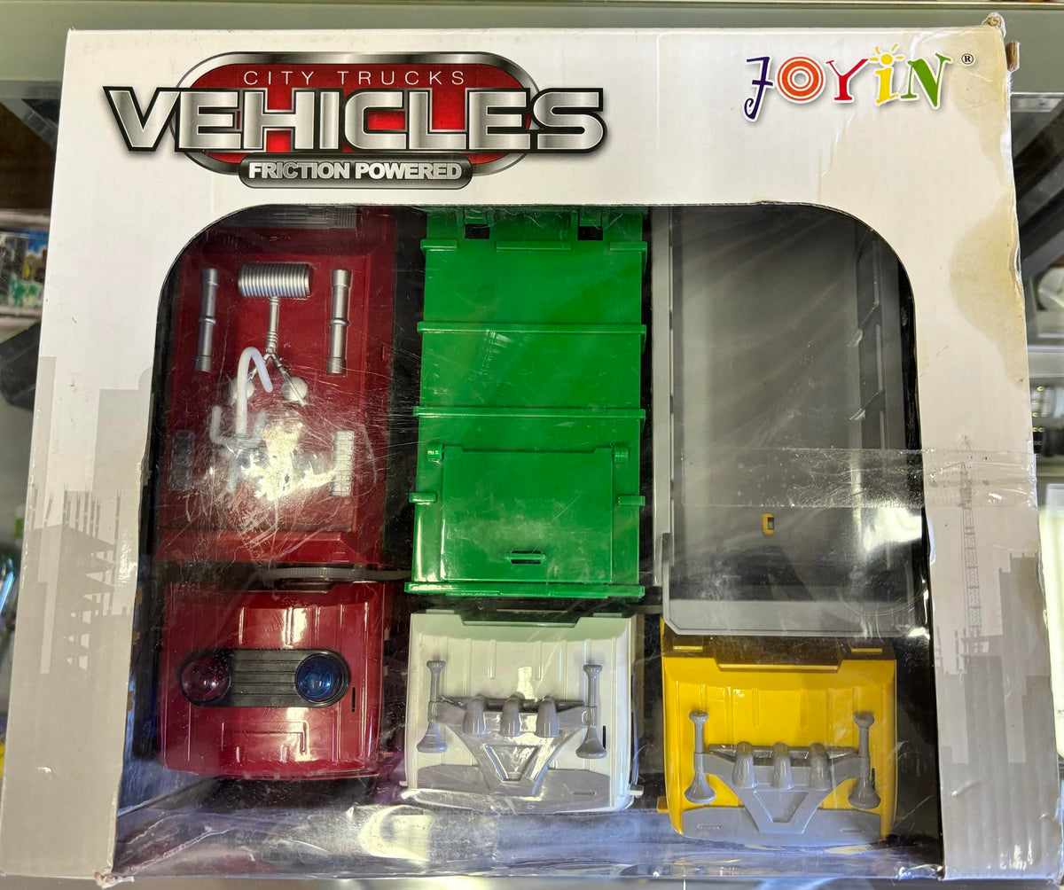3 Pack Friction Powered City Vehicles