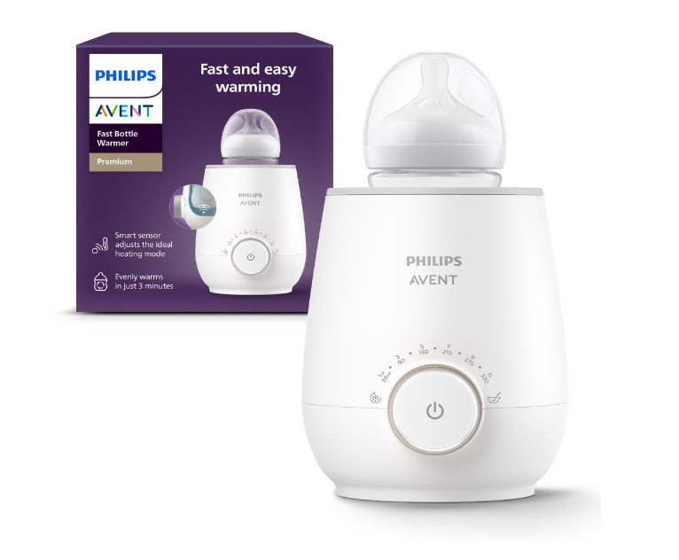 Philips Avent Premium Fast Bottle Warmer, with Smart Temperature Control