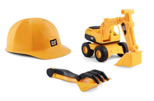 CAT Construction Toys, Excavator Sand Set Outdoor Toys - 10”