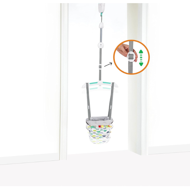Bright Starts Playful Parade Door Jumper for Baby with Adjustable Strap