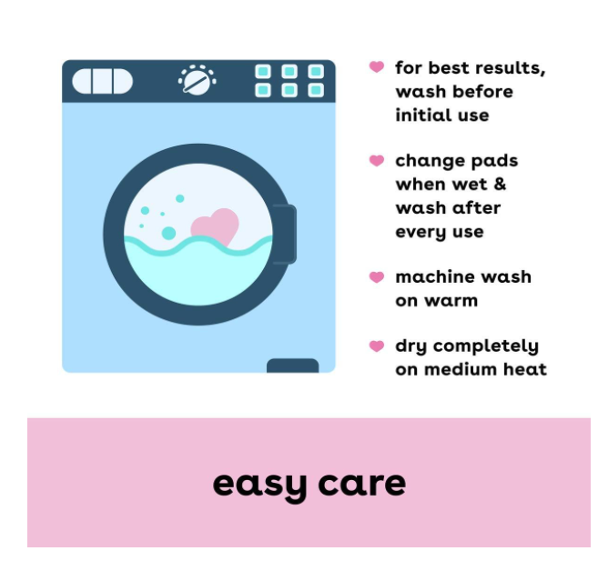 Bamboobies Women’s Nursing Pads, Reusable and Washable