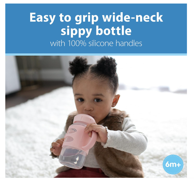 Dr. Brown's Milestones Wide-Neck Sippy Spout Bottle