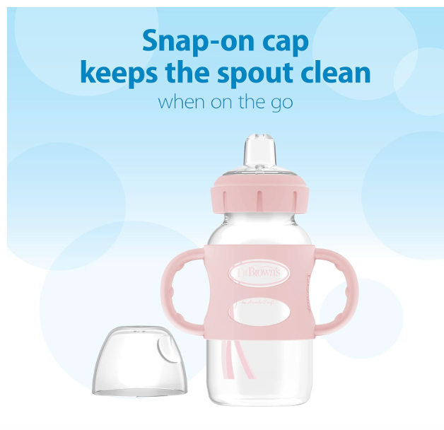 Dr. Brown's Milestones Wide-Neck Sippy Spout Bottle