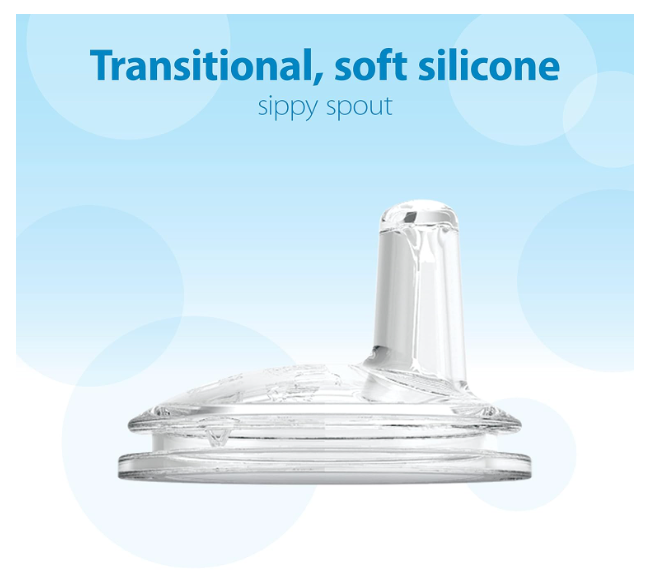 Dr. Brown's Milestones Wide-Neck Sippy Spout Bottle