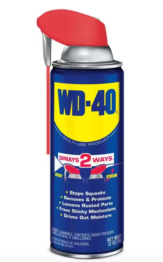 WD-40 Lubricant, Smart Straw Can, 14.4 oz