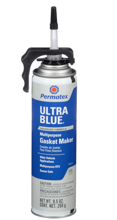 Permatex 85519 Sensor-Safe Ultra Blue RTV Silicone Gasket Maker, 9.5 oz.