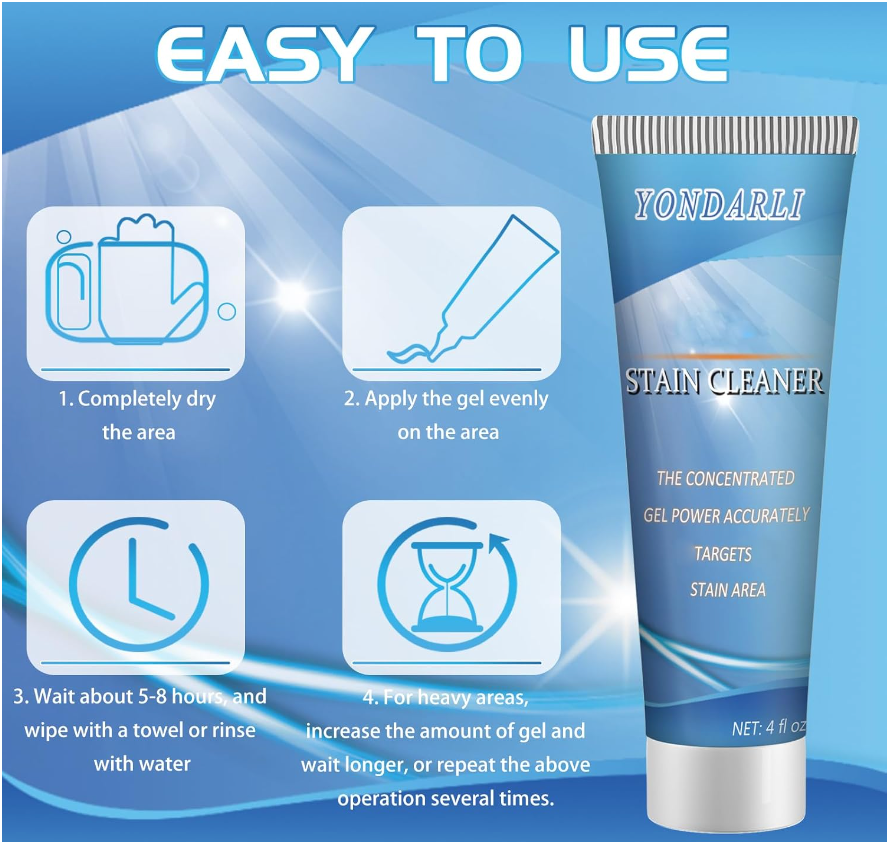 Yaundarli Stain Cleaner - Grout / Tiles / Washing Machine & MORE!