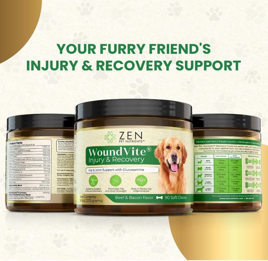 Hip and Joint Chews for Dogs by Zen Pet Nutrients - WoundVite