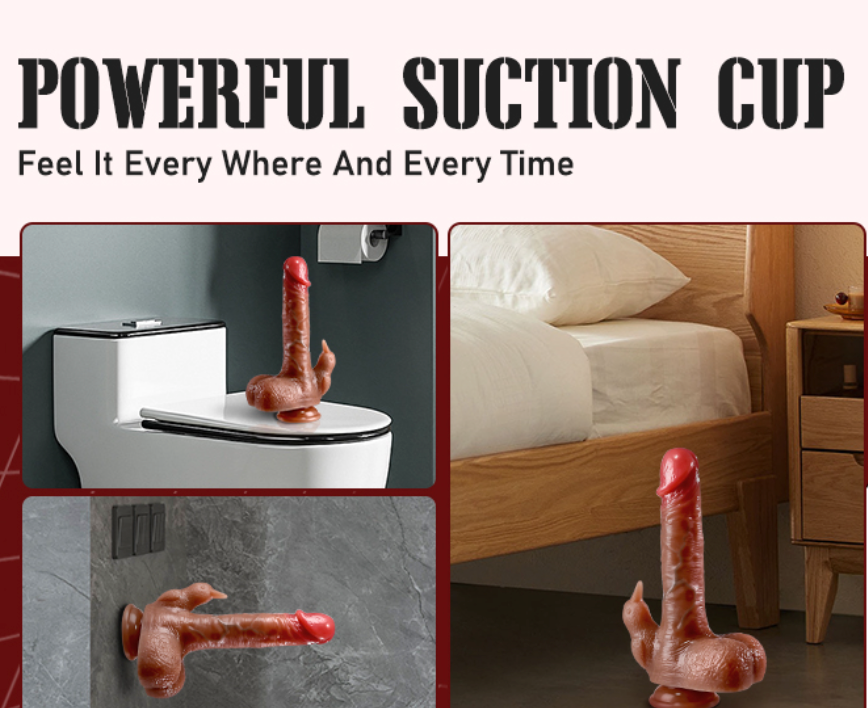 The Thruster, Thrusting & Vibrator Dildo w / Remote