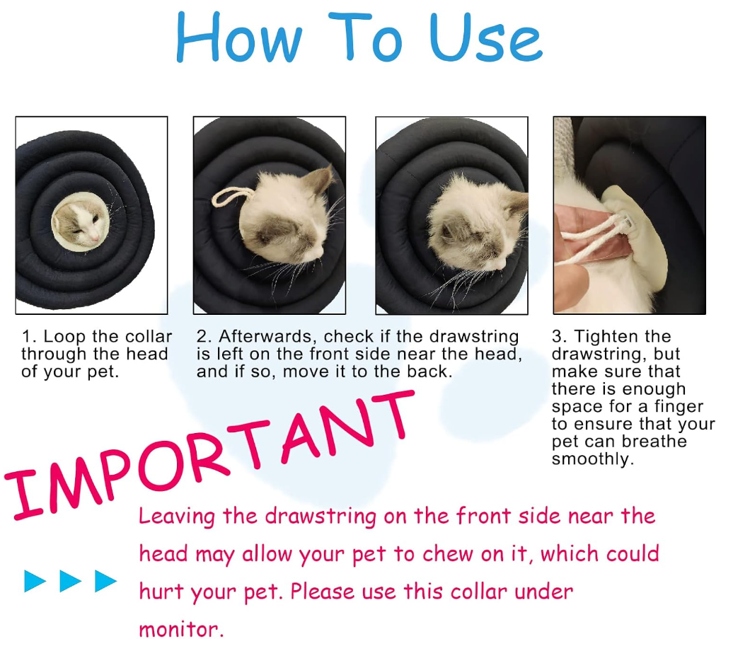 Cat Recovery Cone / Collar - Soft