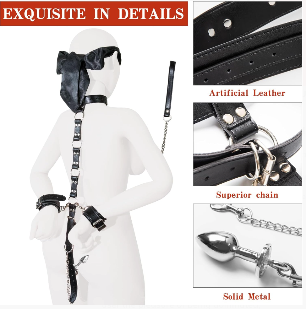 5 in 1 Adjustable Bondage Set